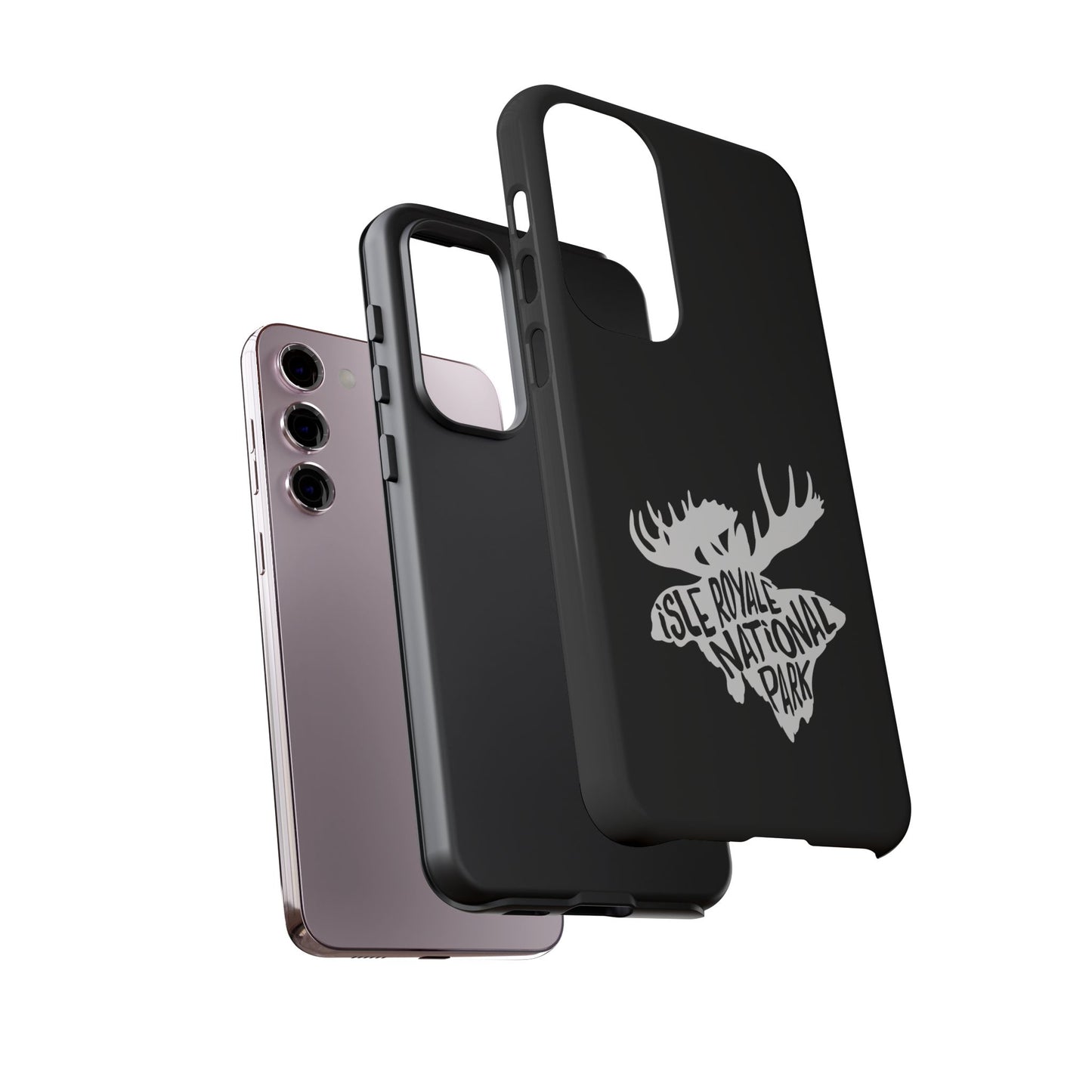 Isle Royale National Park Phone Case - Moose Design
