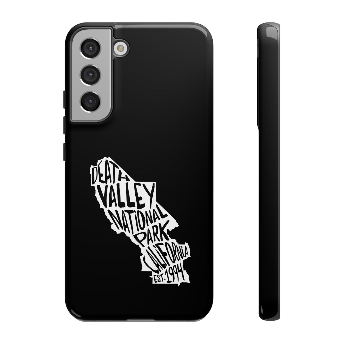 Death Valley National Park Phone Case - Map Design