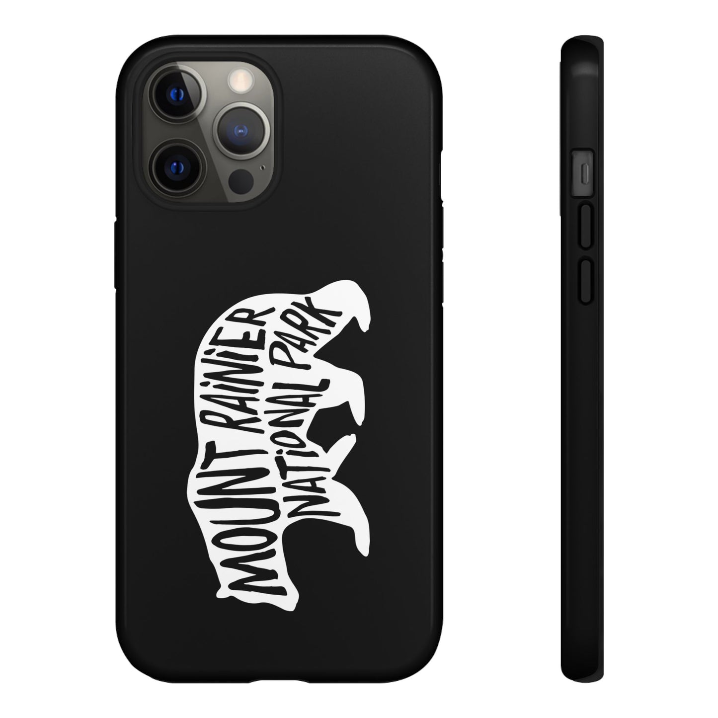 Mount Rainier National Park Phone Case - Black Bear Design