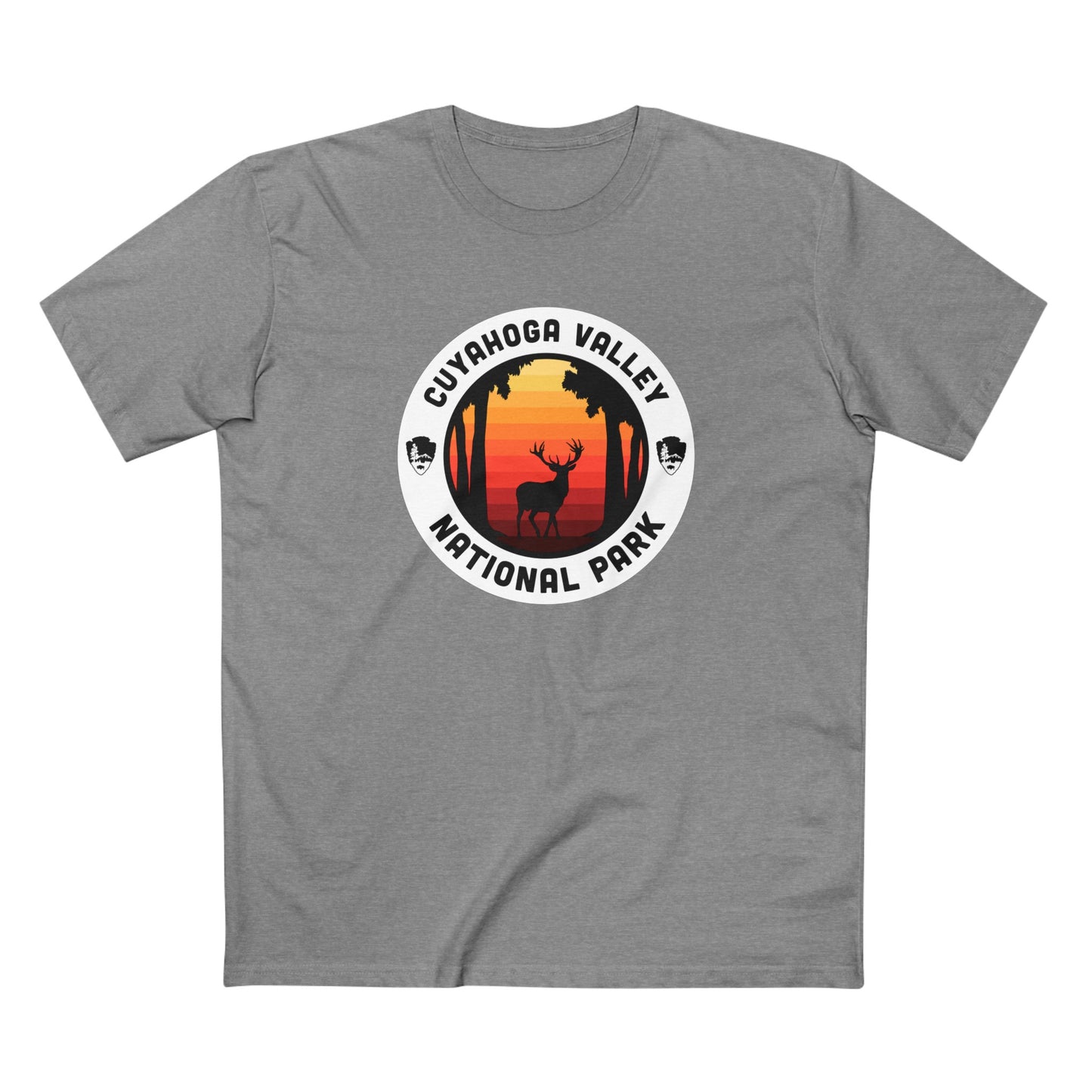 Cuyahoga Valley National Park T-Shirt - Round Badge Design