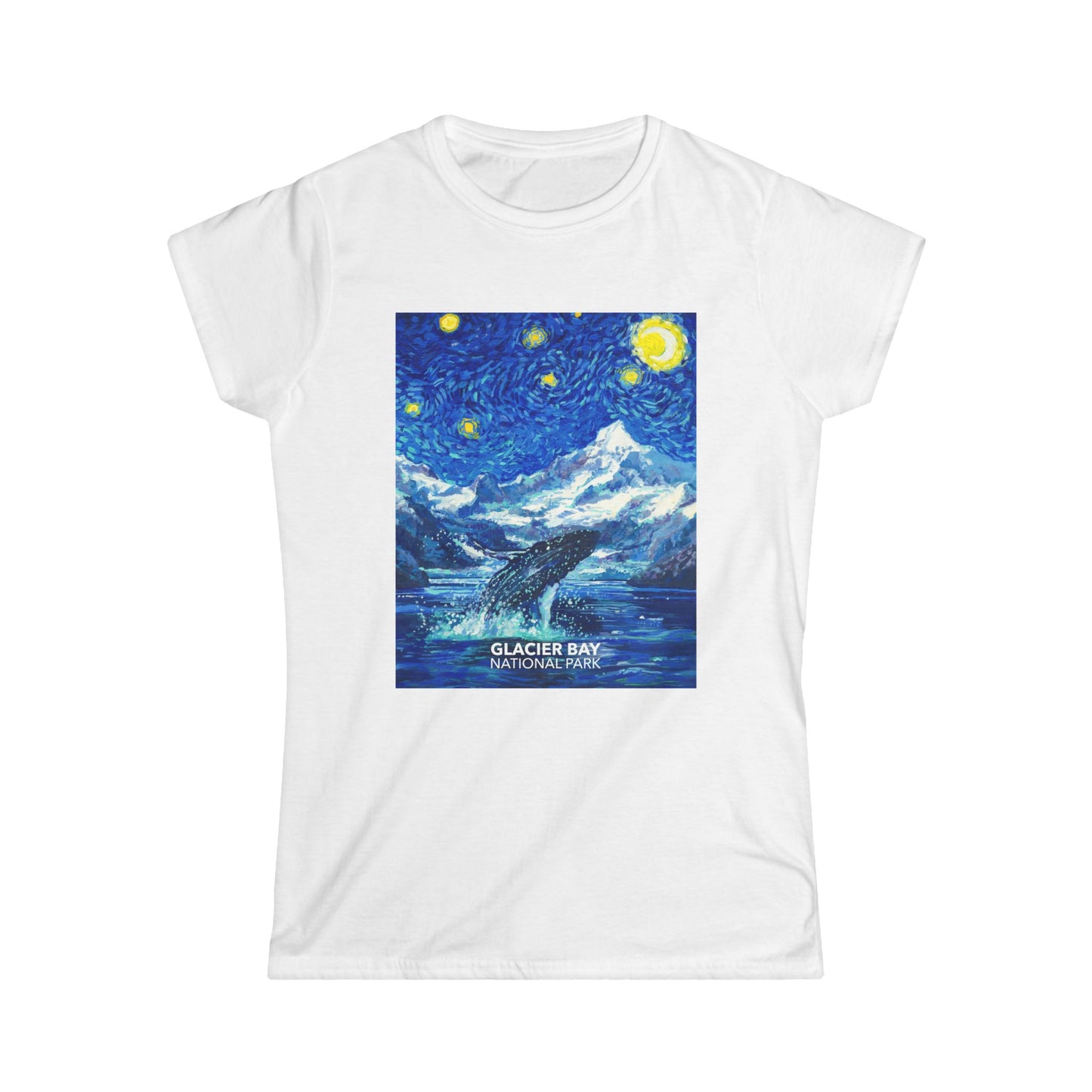 Glacier Bay National Park T-Shirt - Women's Starry Night