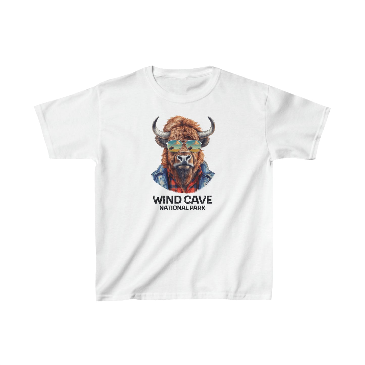 Wind Cave National Park Child T-Shirt - Cool Bison