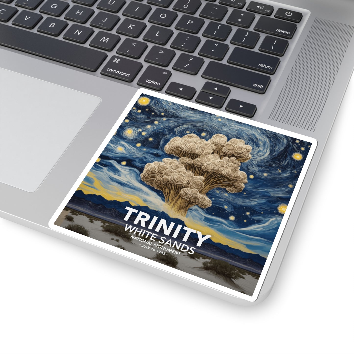 White Sands National Park Sticker - The Starry Night Trinity Test