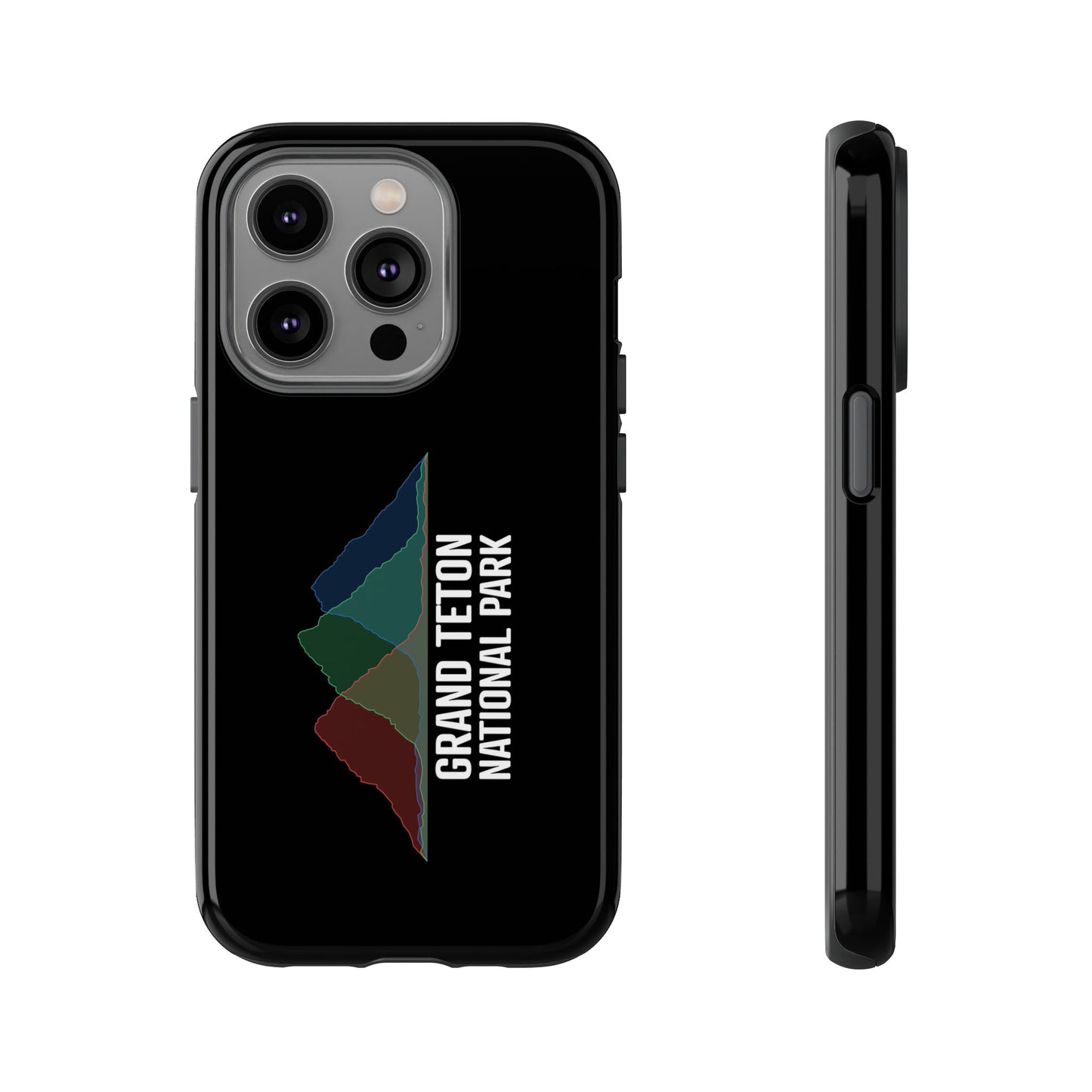 Grand Teton National Park Phone Case - Histogram Design
