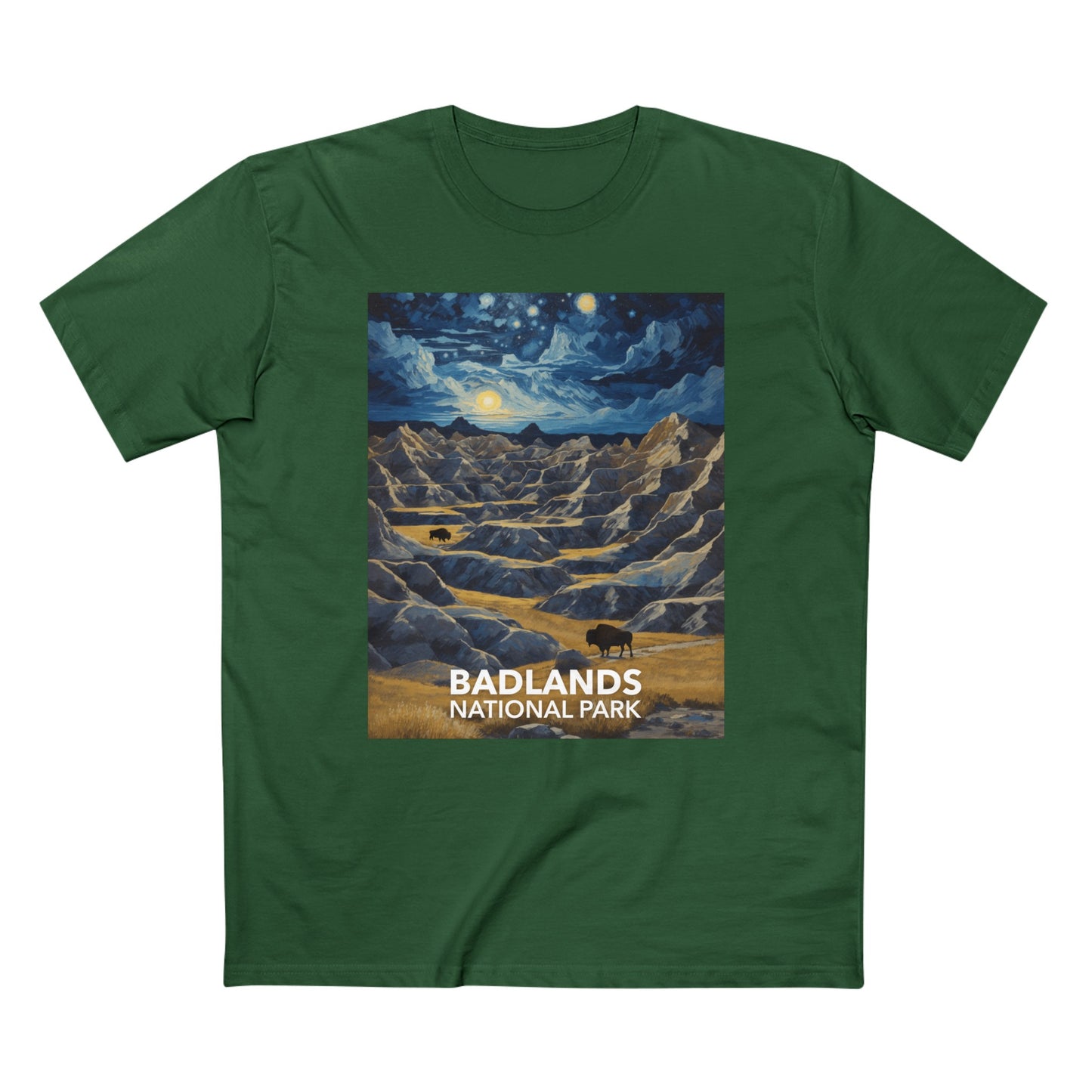 Badlands National Park T-Shirt - The Starry Night