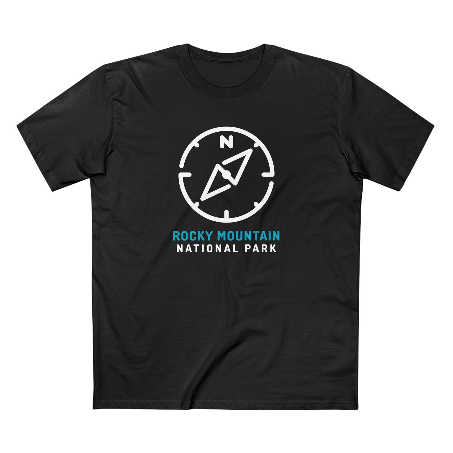 Rocky Mountain National Park T-Shirt Compass Design