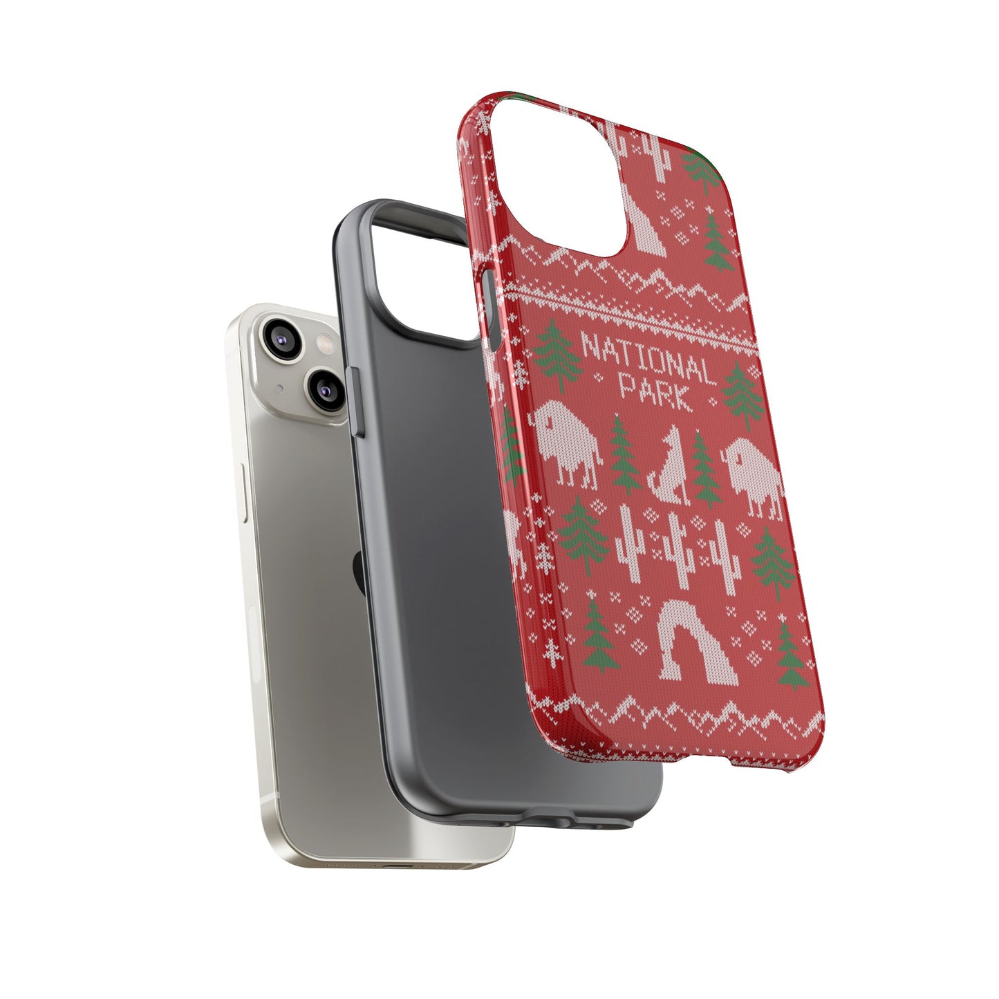 National Park Phone Case - Fair Isle Pattern