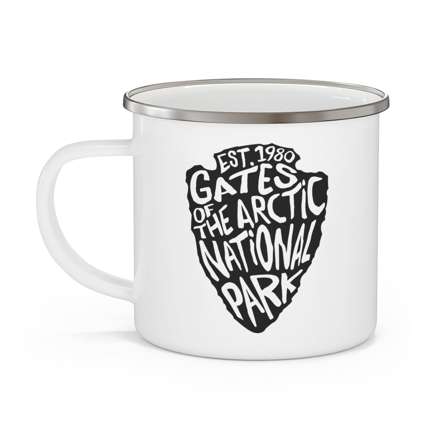 Gates of the Arctic National Park Enamel Camping Mug - Arrowhead