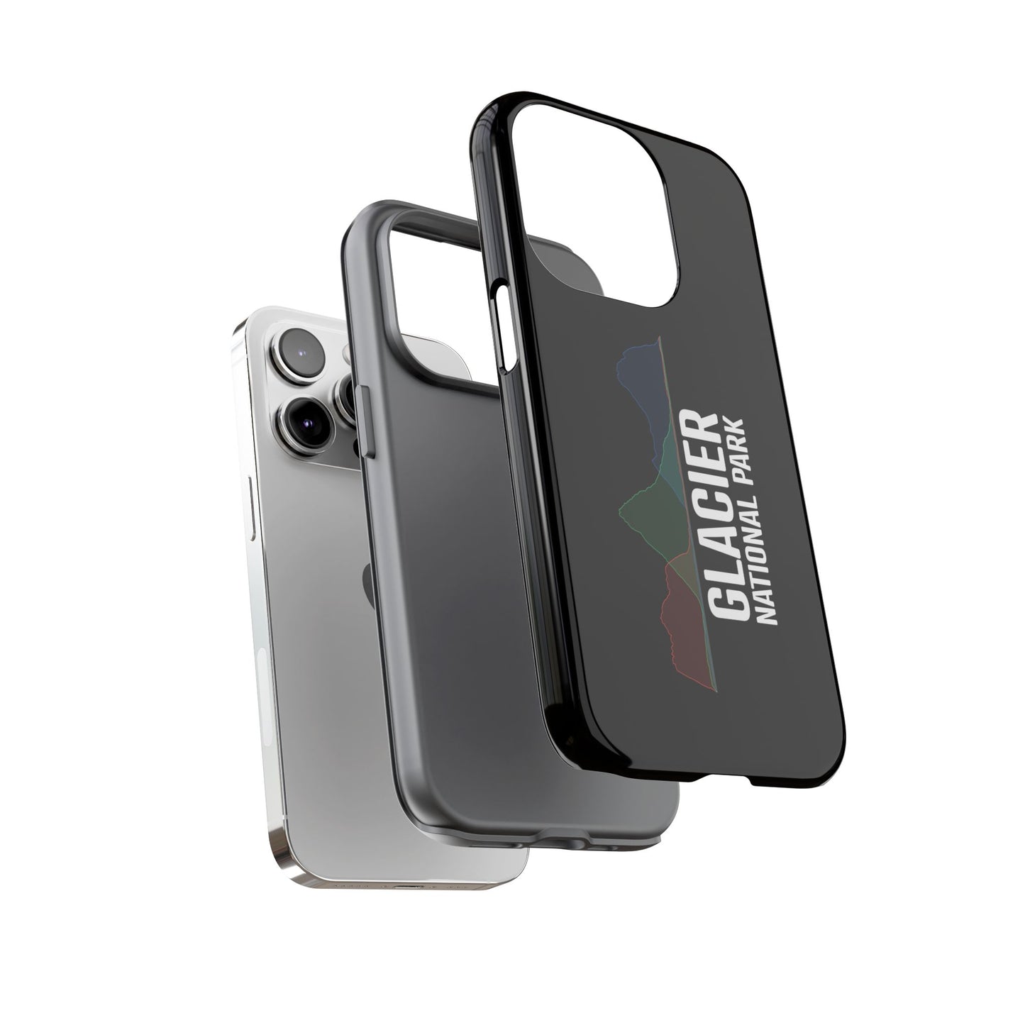 Glacier National Park Phone Case - Histogram Design