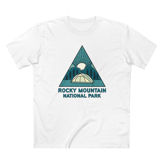 Rocky Mountain National Park T-Shirt Sunrise Triangle Graphic