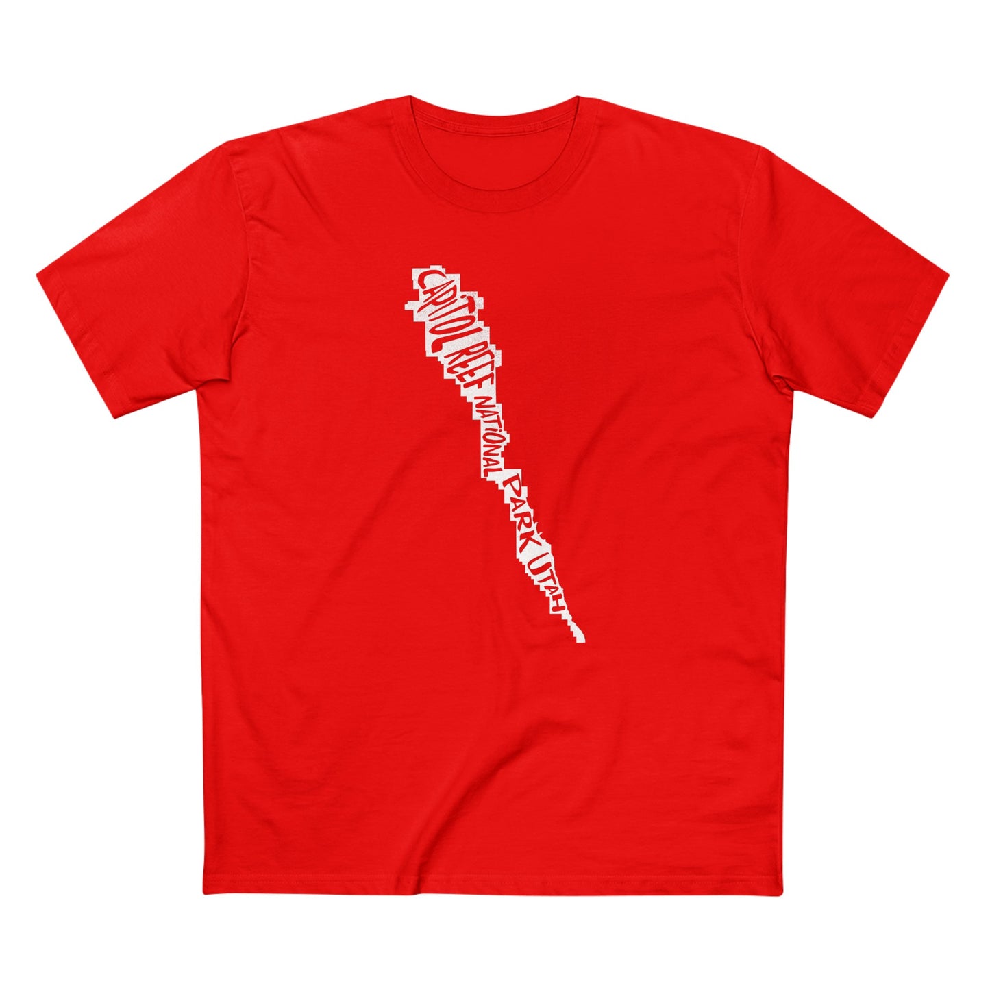 Capitol Reef National Park T-Shirt - Map