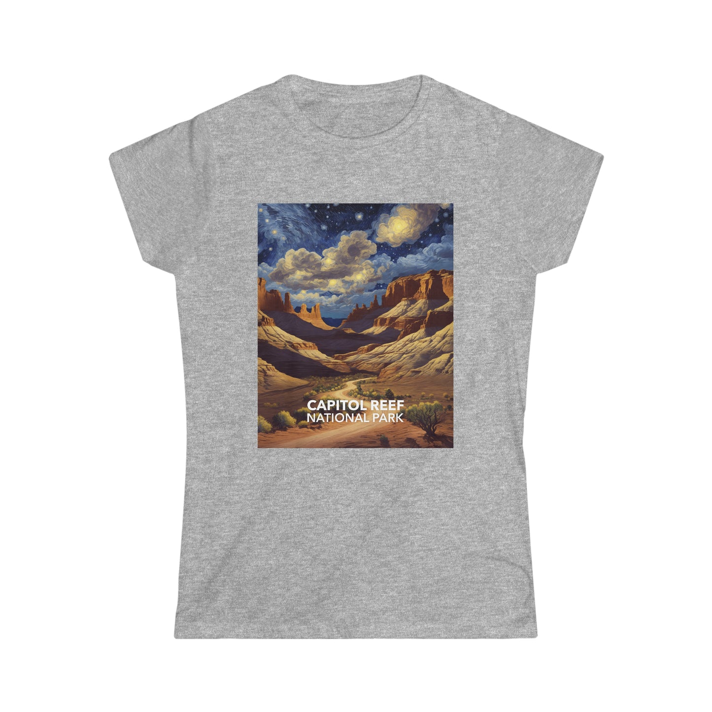 Capitol Reef National Park T-Shirt - Women's Starry Night