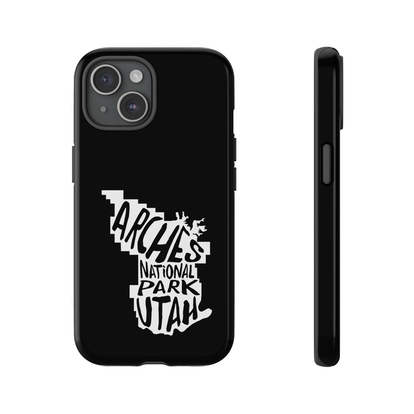 Arches National Park iPhone Case - Map Design