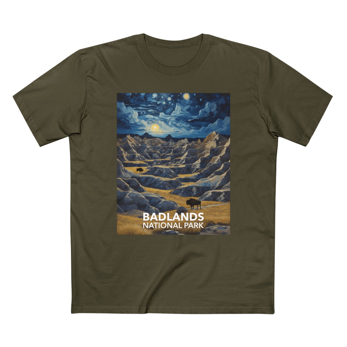 Badlands National Park T-Shirt - The Starry Night
