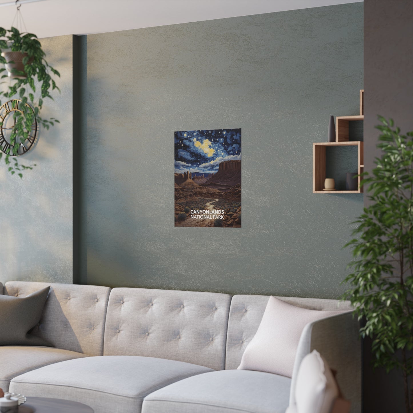 Canyonlands National Park Poster - Starry Night