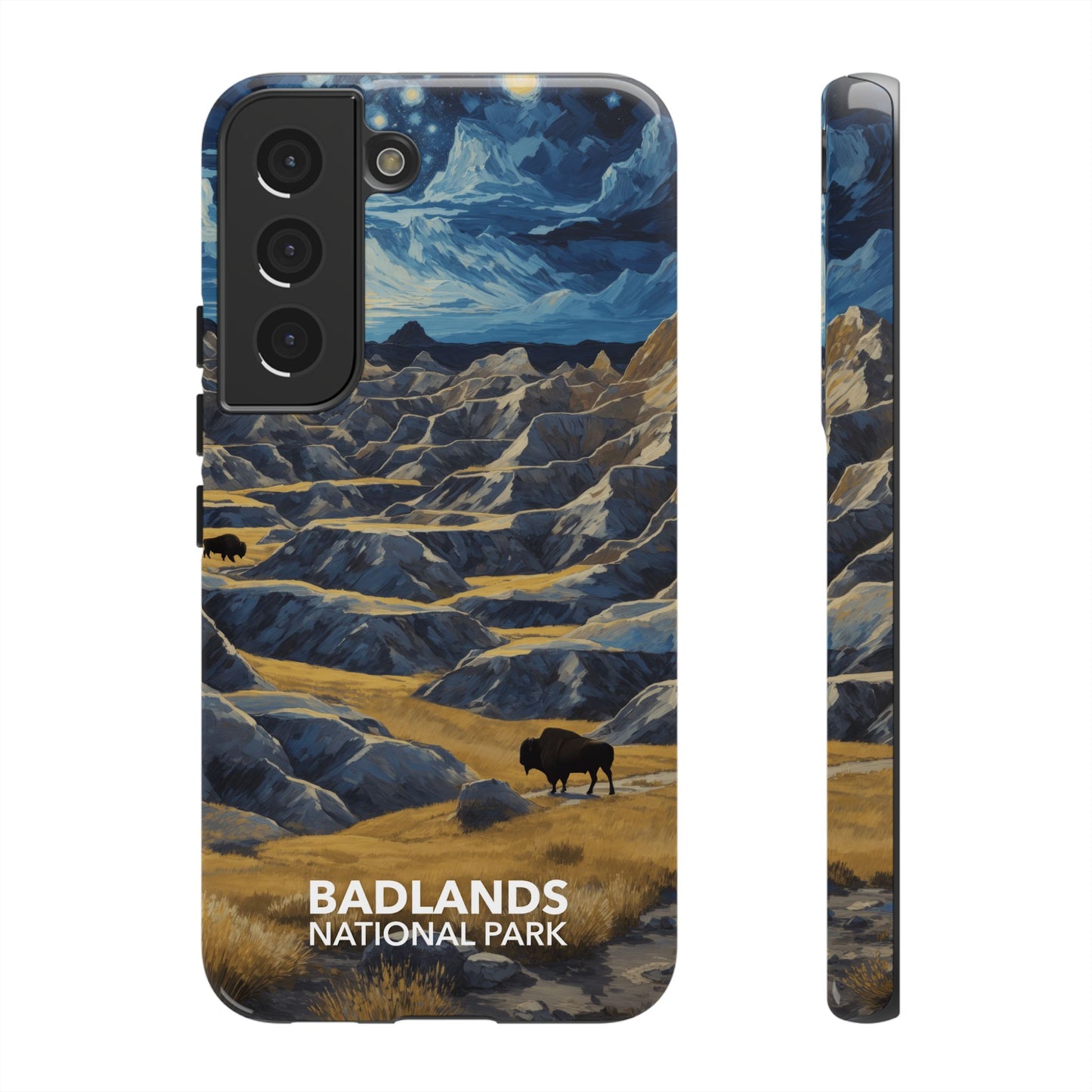 Badlands National Park Phone Case - Starry Night
