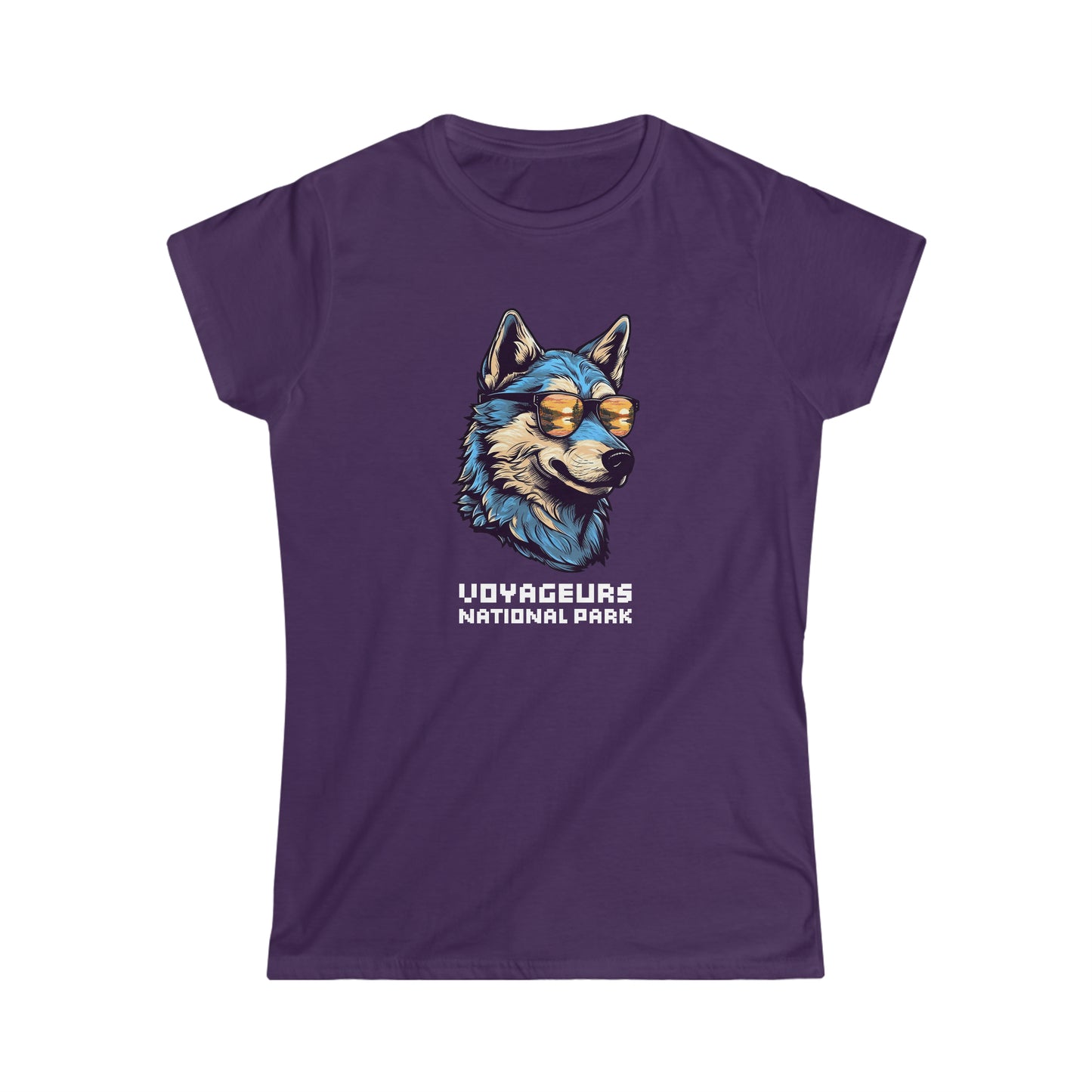 Voyageurs National Park Women's T-Shirt - Cool Wolf