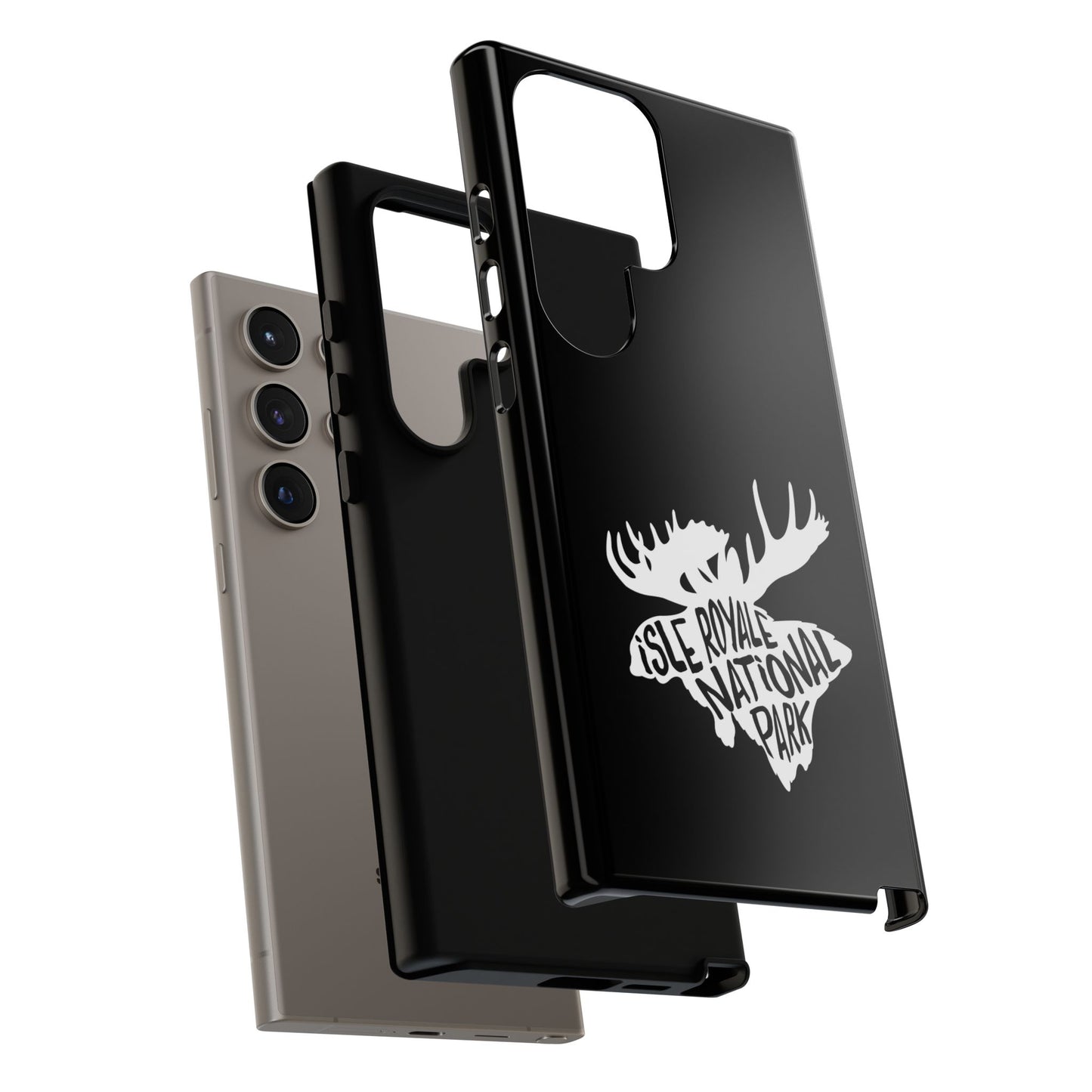 Isle Royale National Park Phone Case - Moose Design