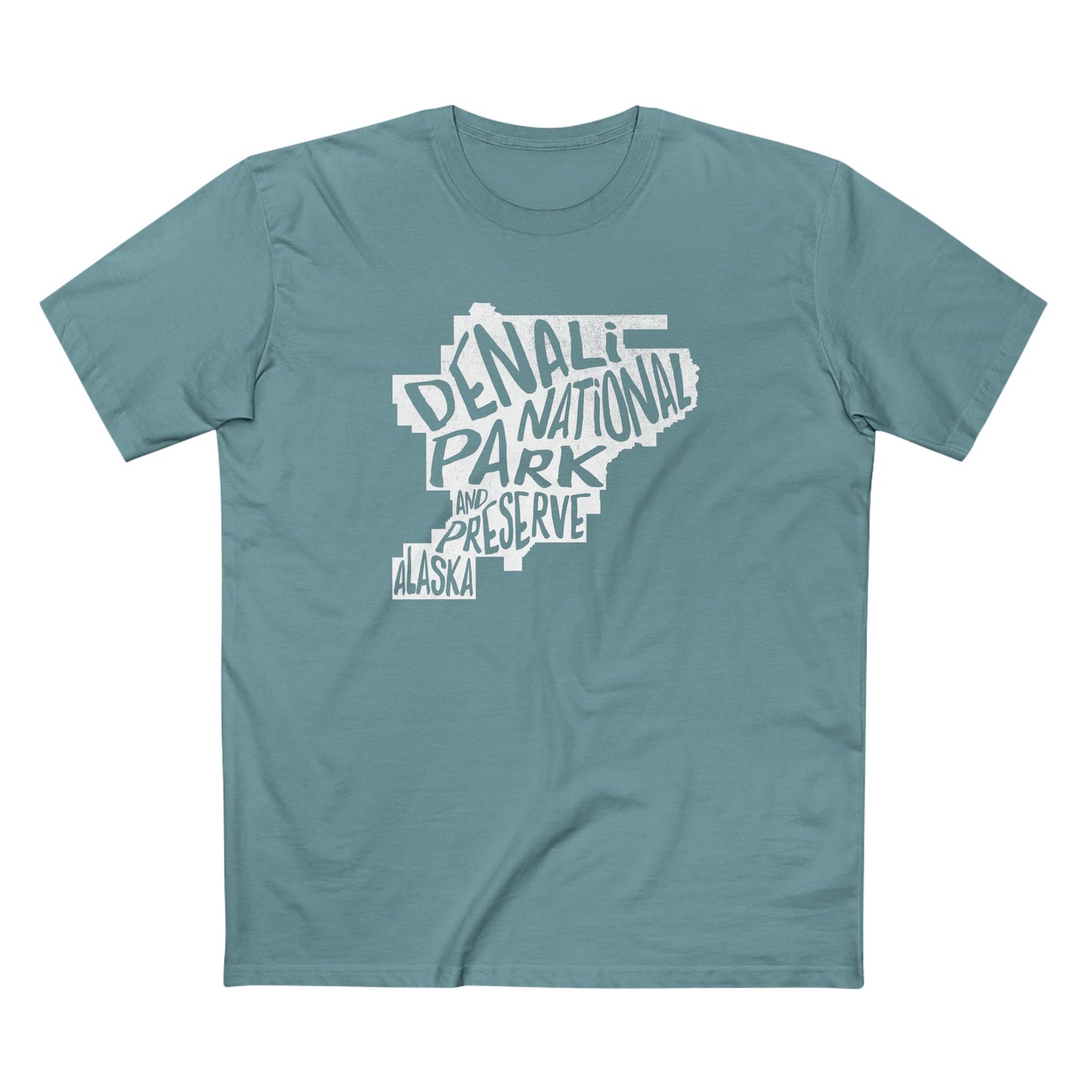 Denali National Park T-Shirt - Map