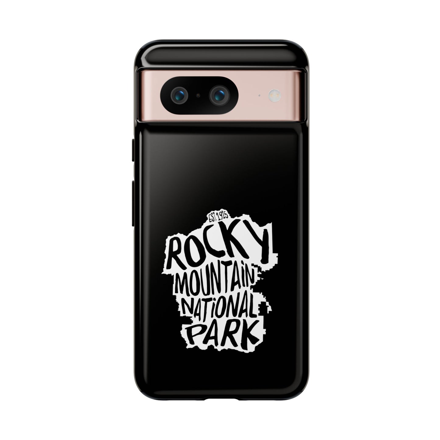 Rocky Mountain National Park Phone Case - Map Design