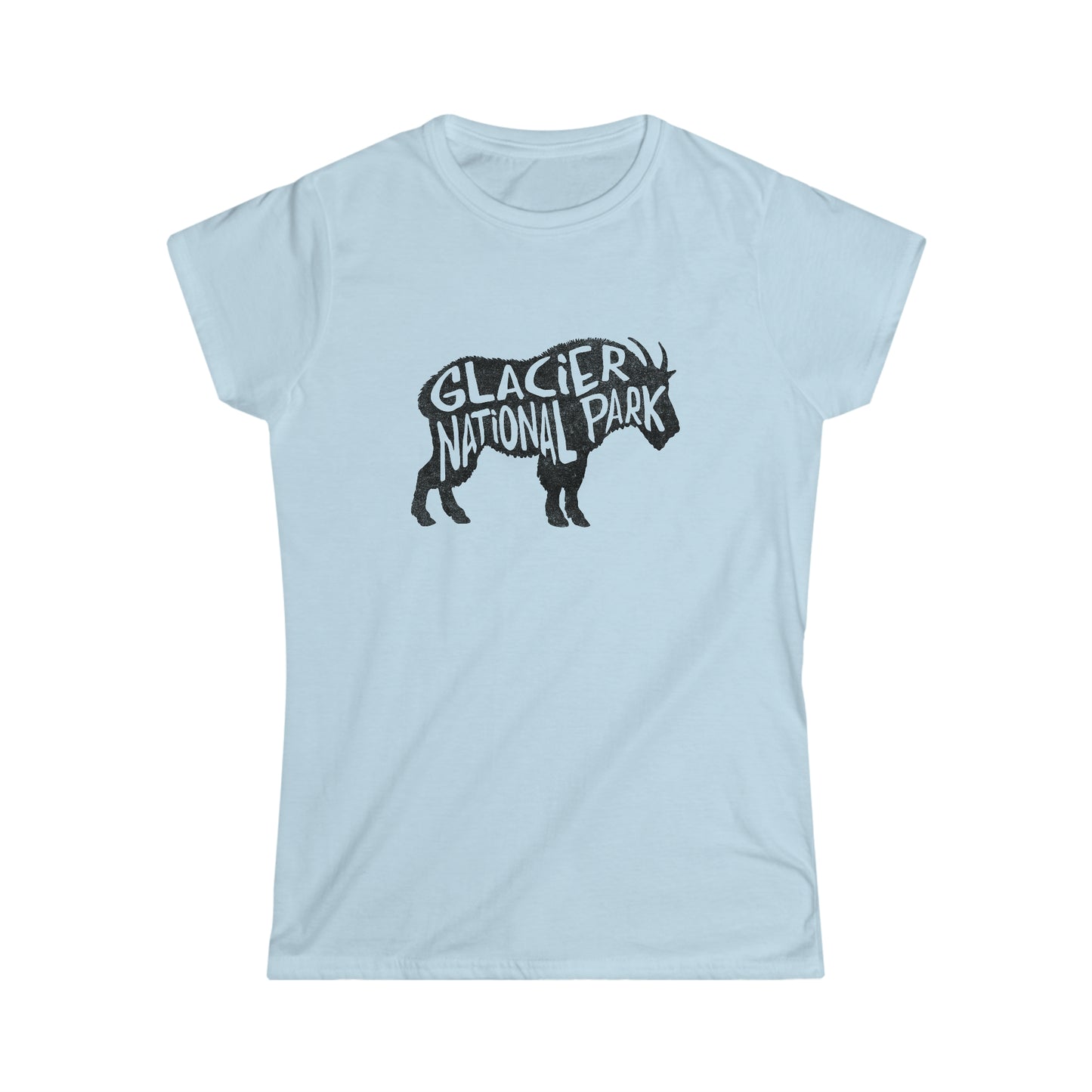 Glacier National Park Women's T-Shirt - Mountain Goat