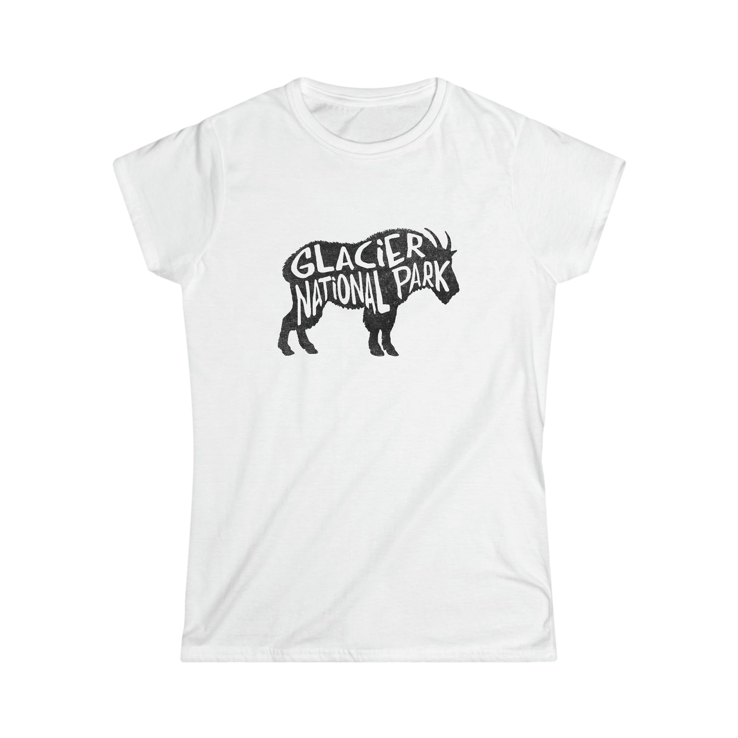 Glacier National Park Women's T-Shirt - Mountain Goat