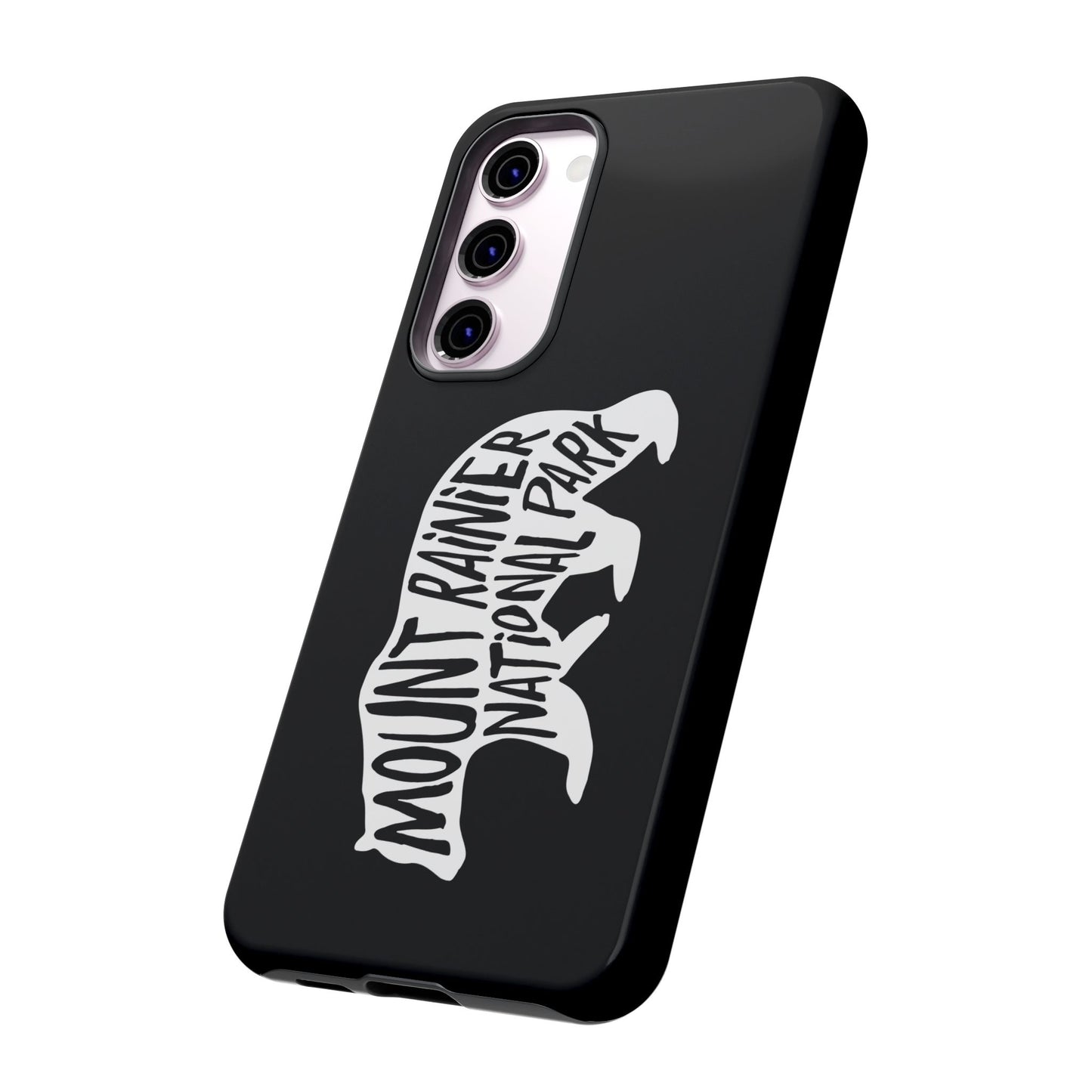 Mount Rainier National Park Phone Case - Black Bear Design