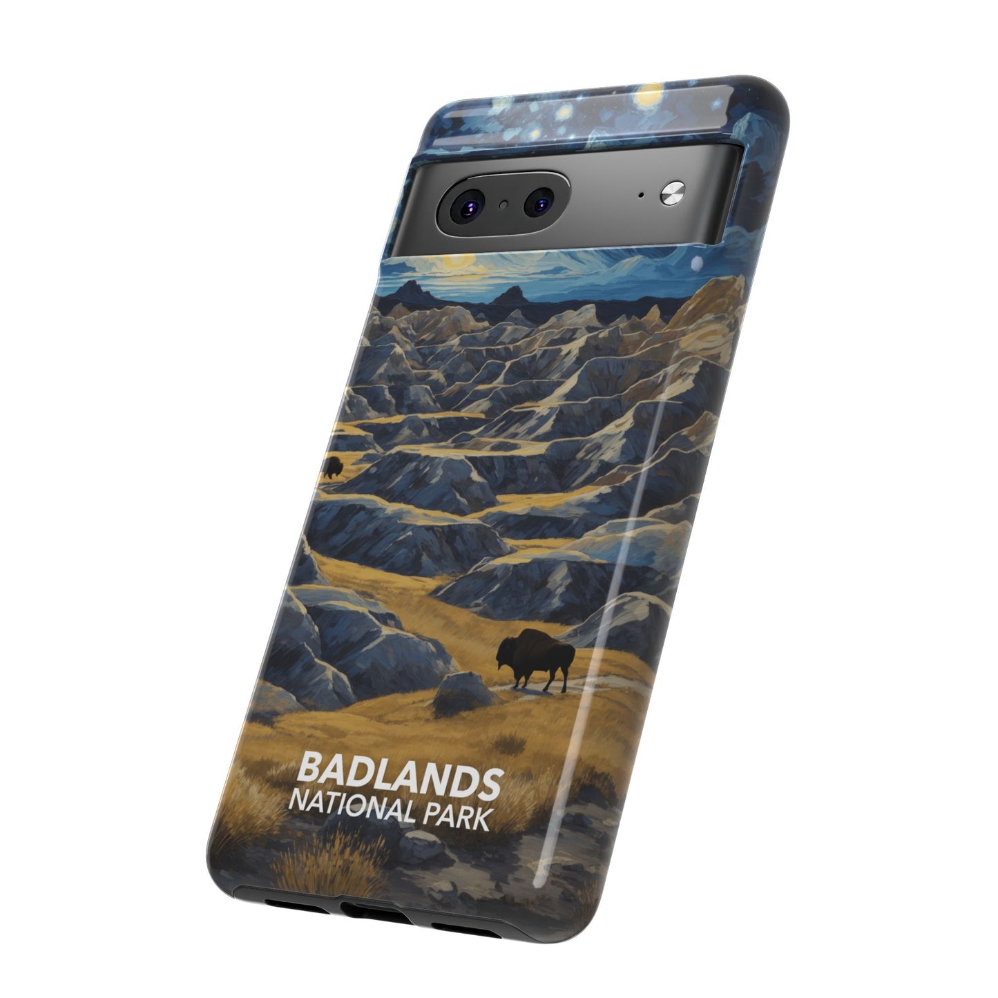 Badlands National Park Phone Case - Starry Night
