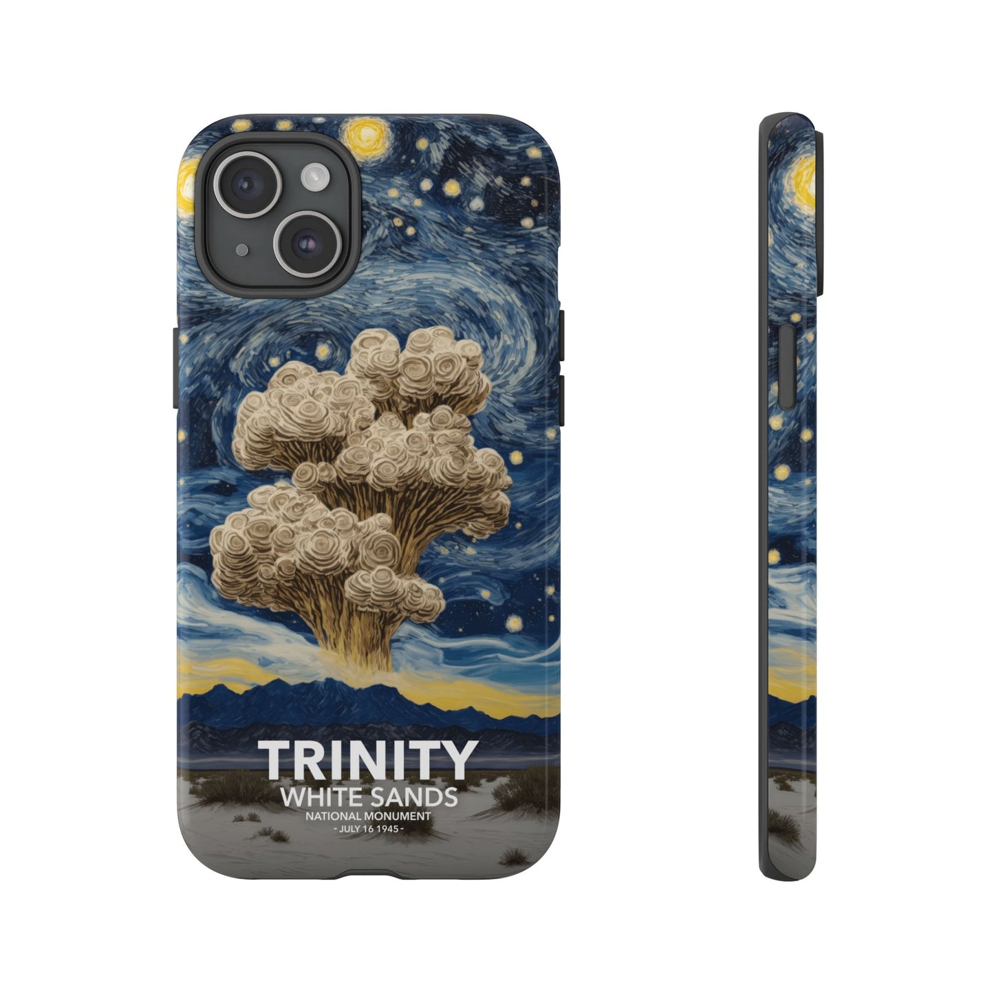 White Sands National Park Phone Case - Starry Night Trinity Test
