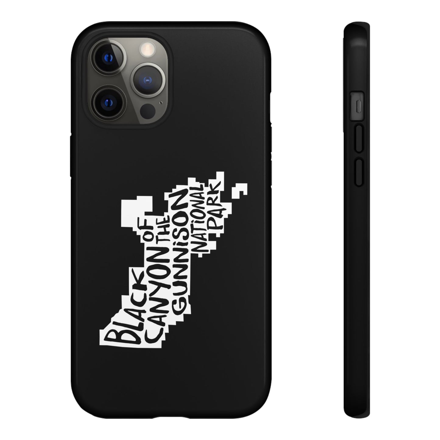 Black Canyon of the Gunnison National Park Phone Case - Map Design