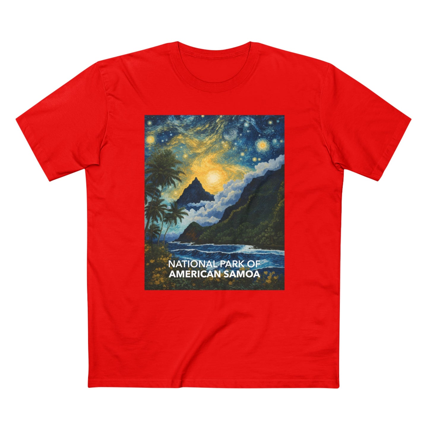 National Park of American Samoa T-Shirt - The Starry Night