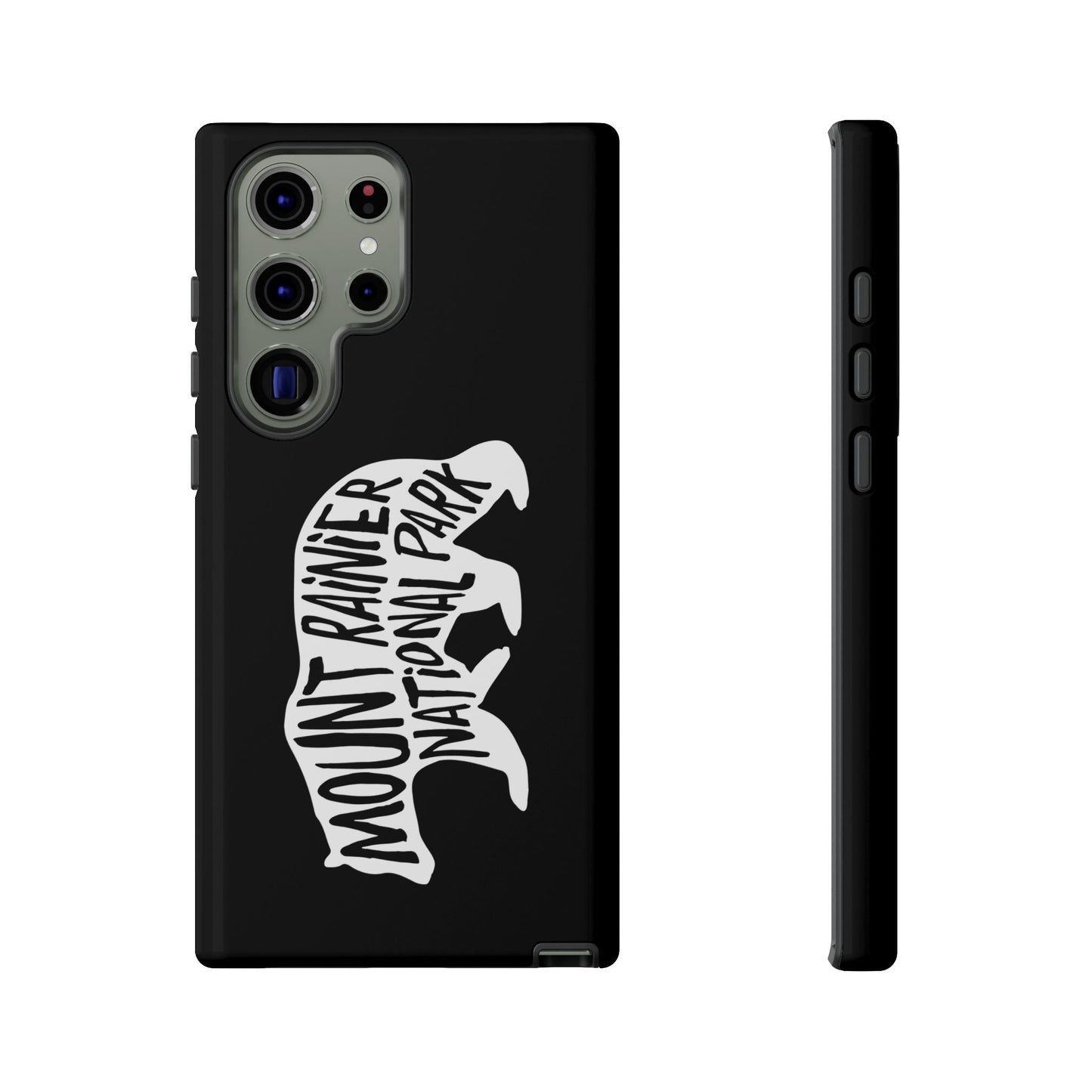 Mount Rainier National Park Phone Case - Black Bear Design