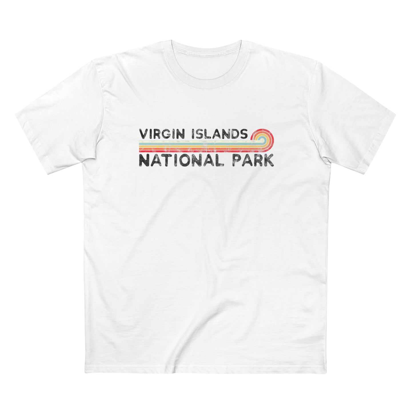 Virgin Islands National Park T-Shirt - Vintage Stretched Sunrise