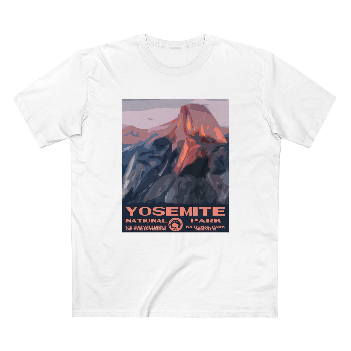 Yosemite National Park T-Shirt - WPA Poster Design