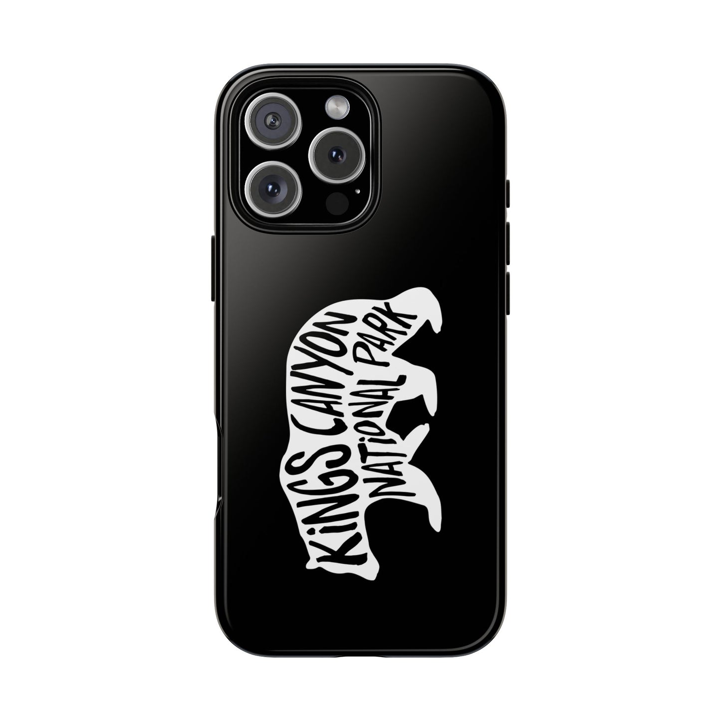 Kings Canyon National Park Phone Case - Black Bear Design