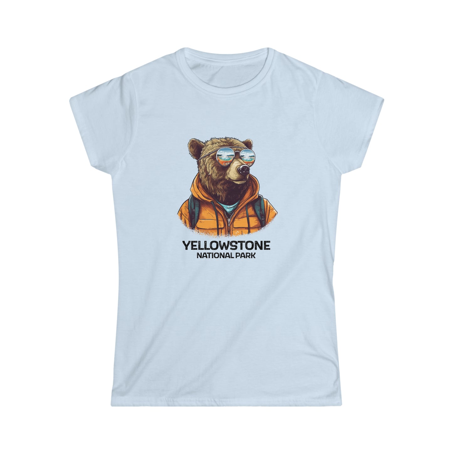 Yellowstone National Park Women's T-Shirt - Cool Grizzly Bear
