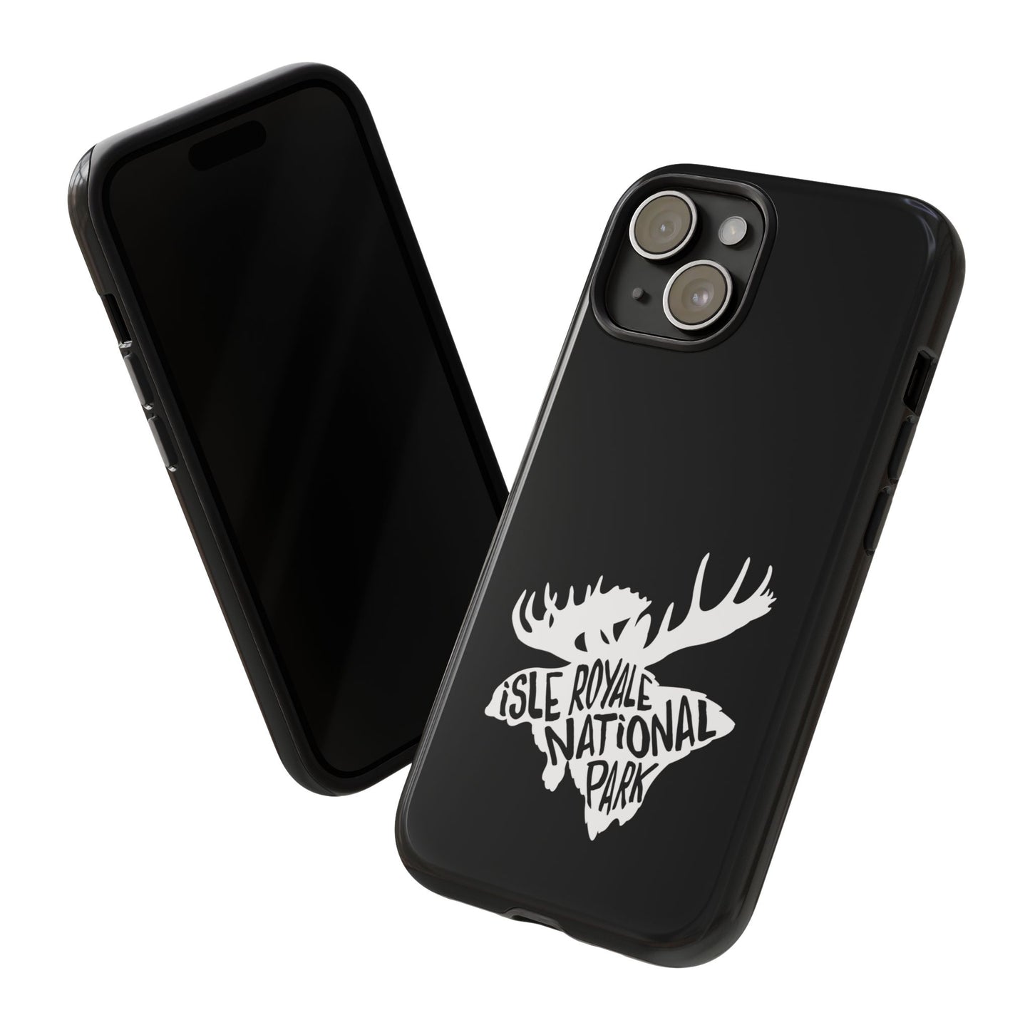 Isle Royale National Park Phone Case - Moose Design