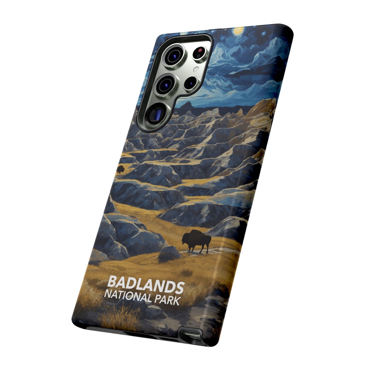 Badlands National Park Phone Case - Starry Night