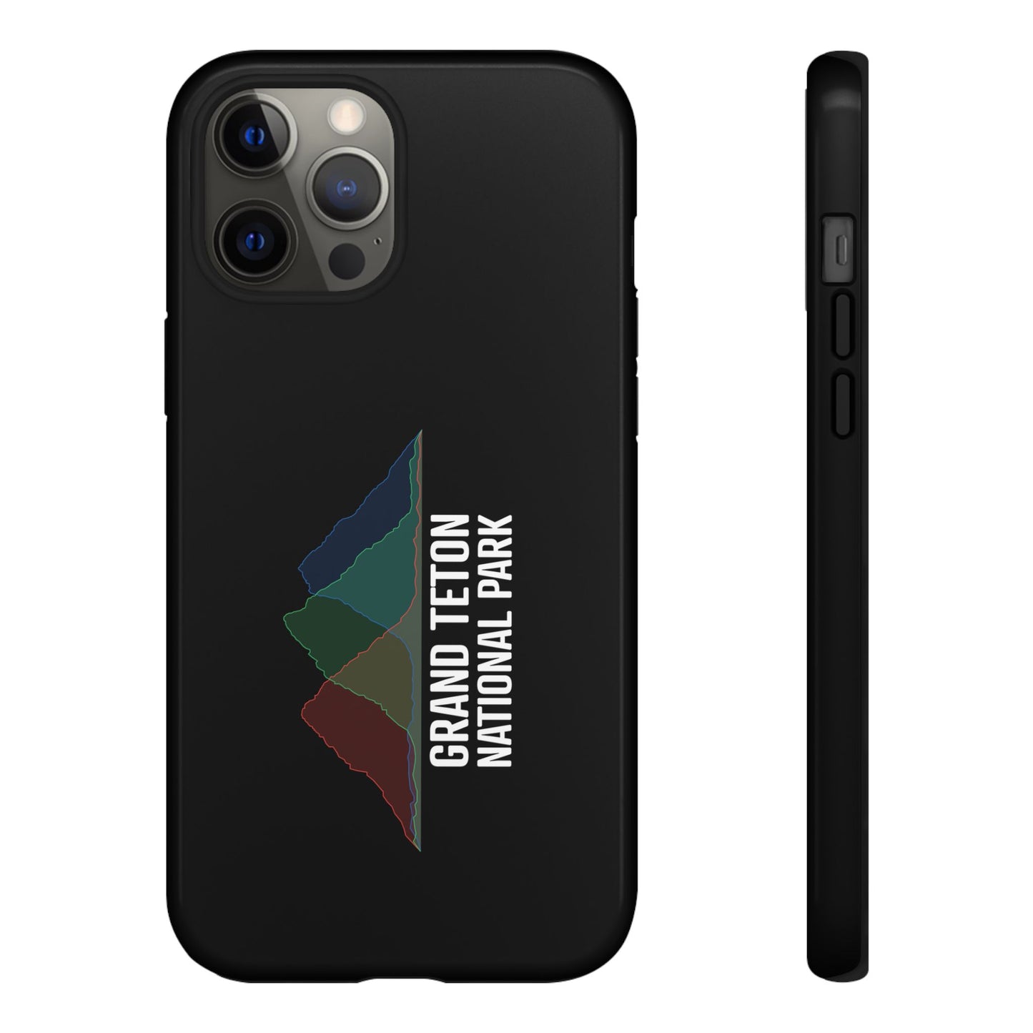 Grand Teton National Park Phone Case - Histogram Design
