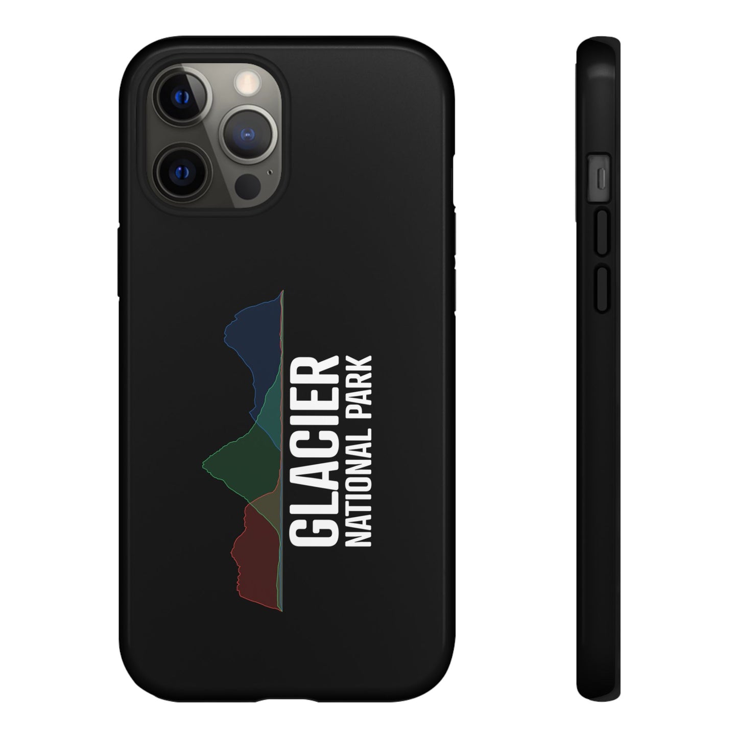 Glacier National Park Phone Case - Histogram Design
