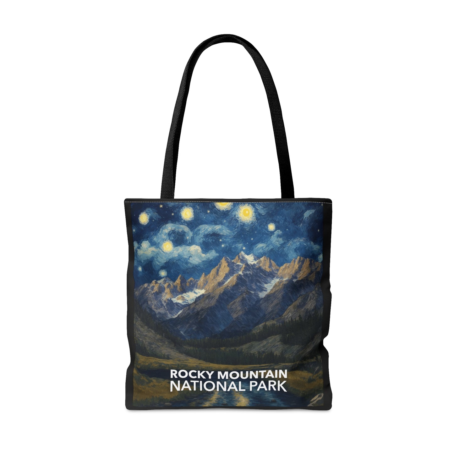 Rocky Mountain National Park Tote Bag - The Starry Night