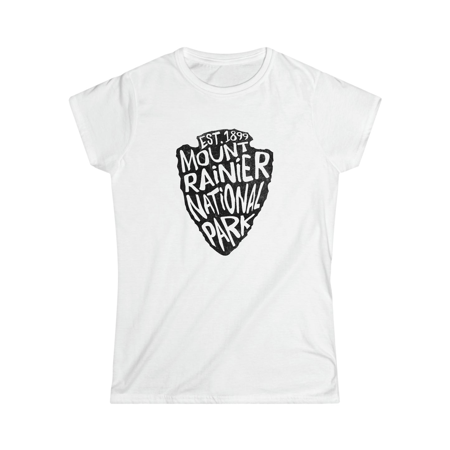 Mount Rainier National Park Women's T-Shirt - Arrowhead Design