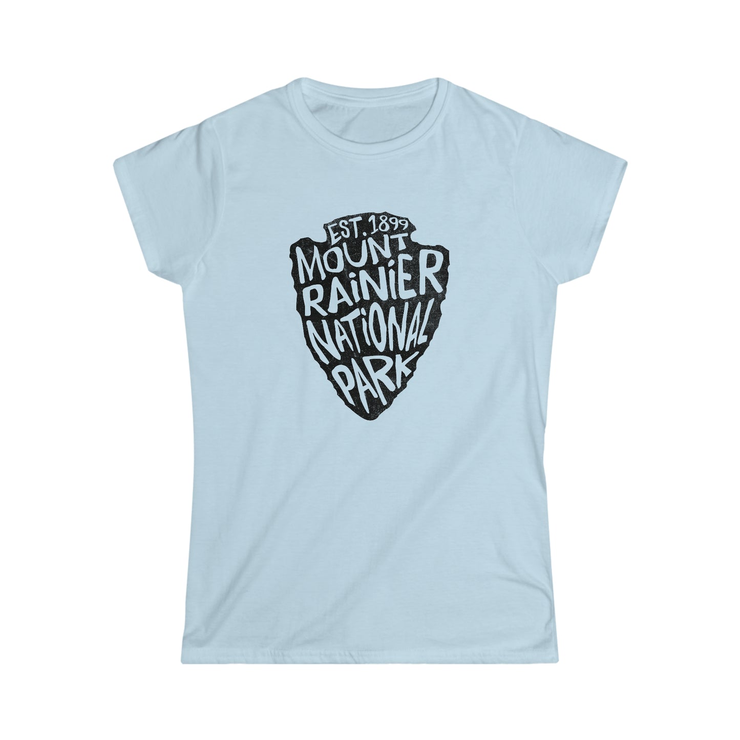 Mount Rainier National Park Women's T-Shirt - Arrowhead Design