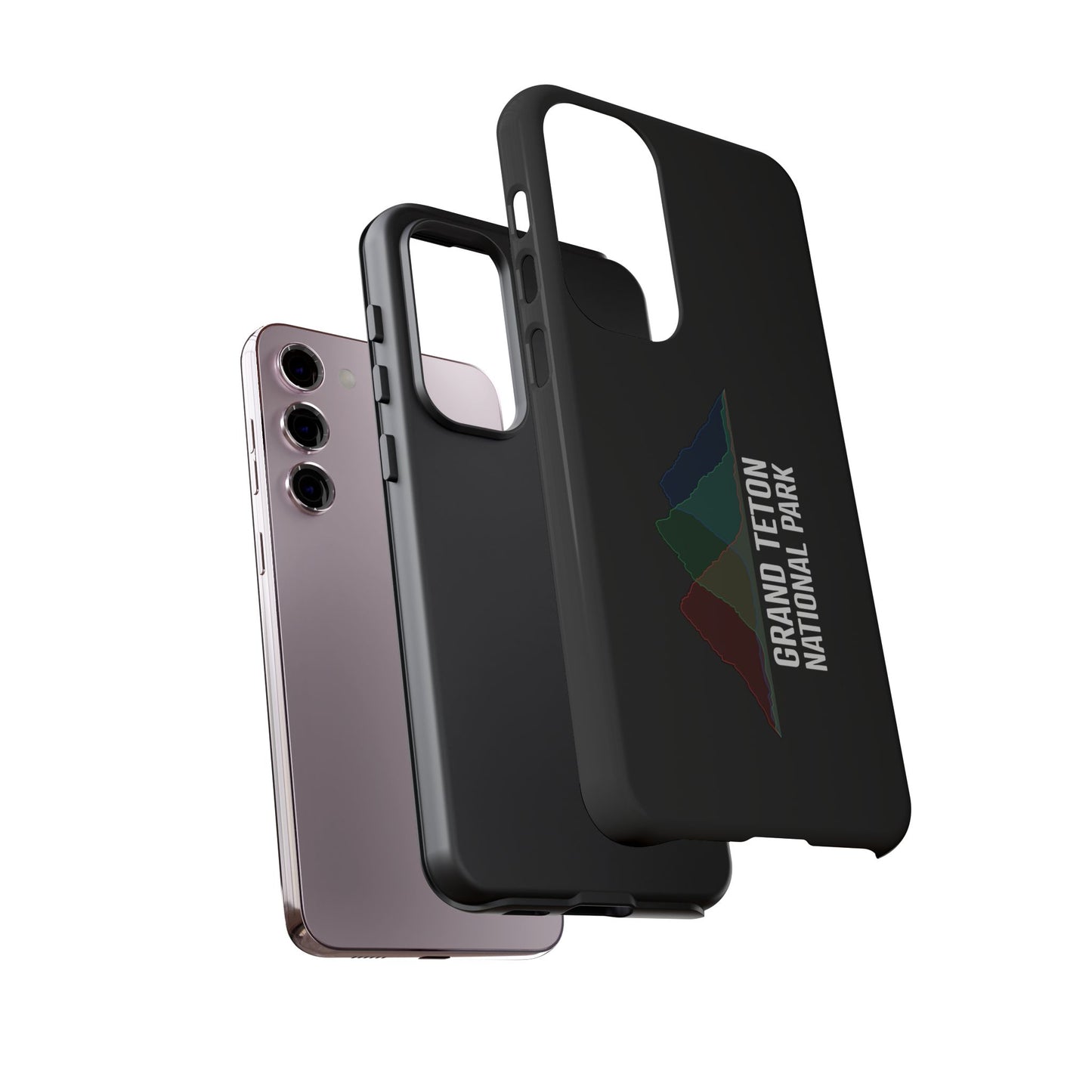 Grand Teton National Park Phone Case - Histogram Design