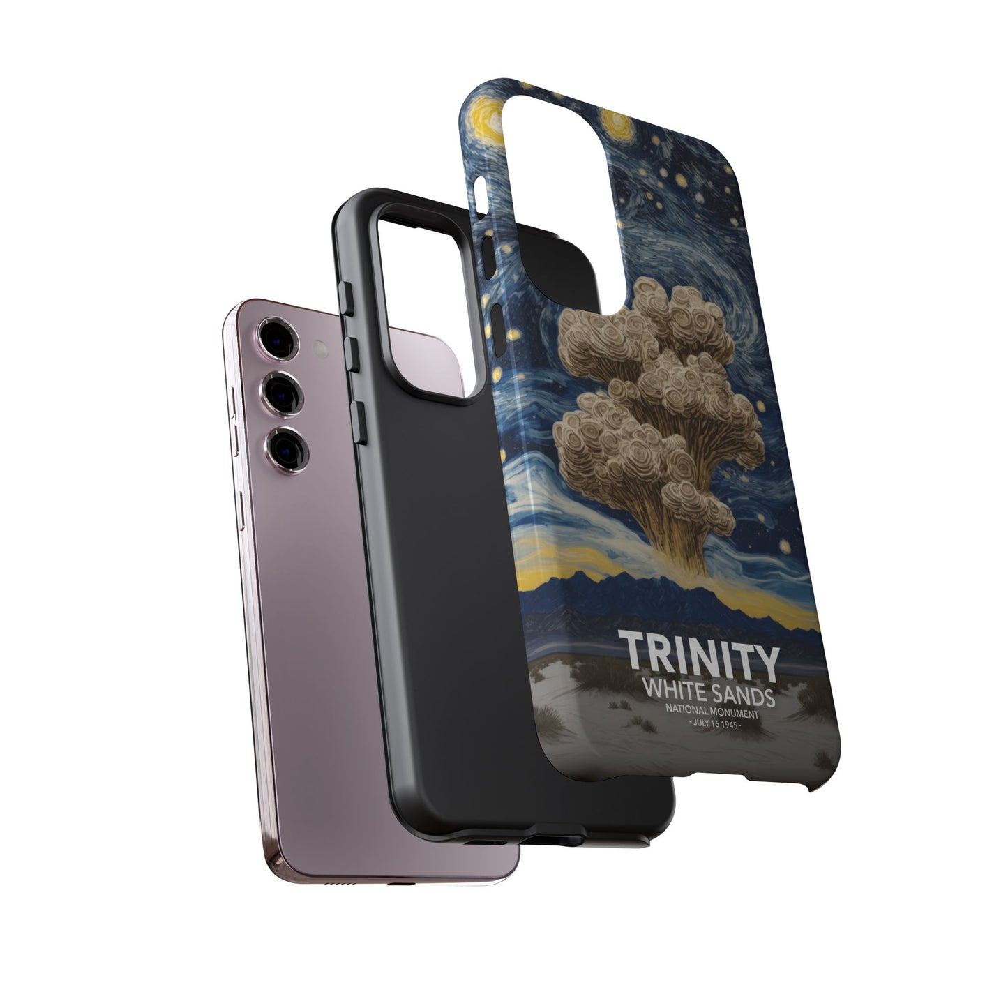 White Sands National Park Phone Case - Starry Night Trinity Test