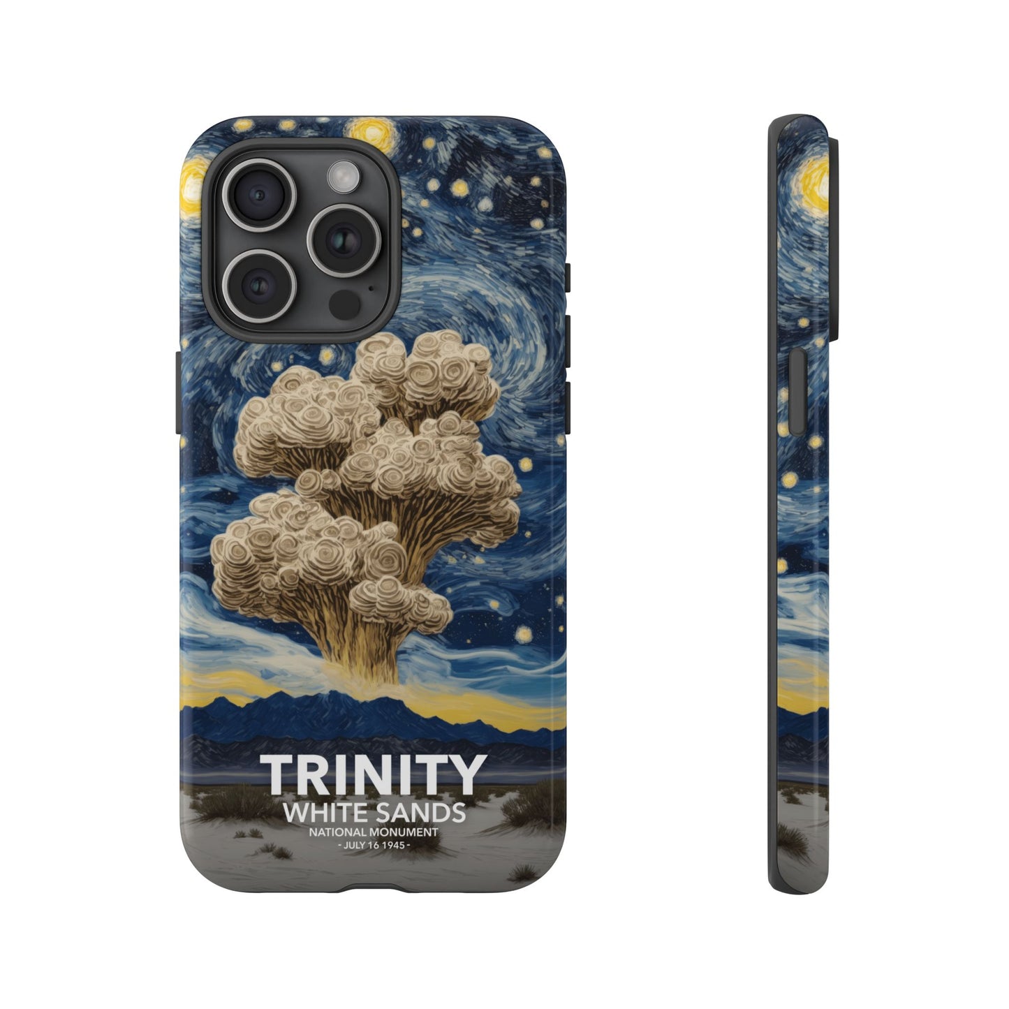 White Sands National Park Phone Case - Starry Night Trinity Test