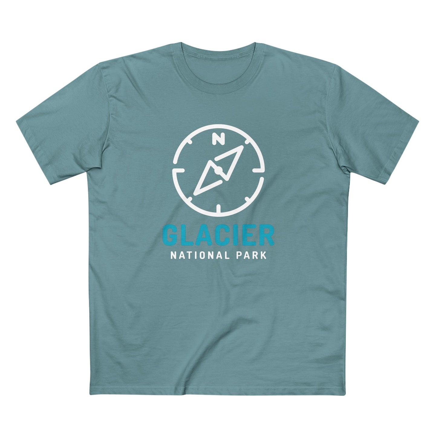 Glacier National Park T-Shirt Compass Design