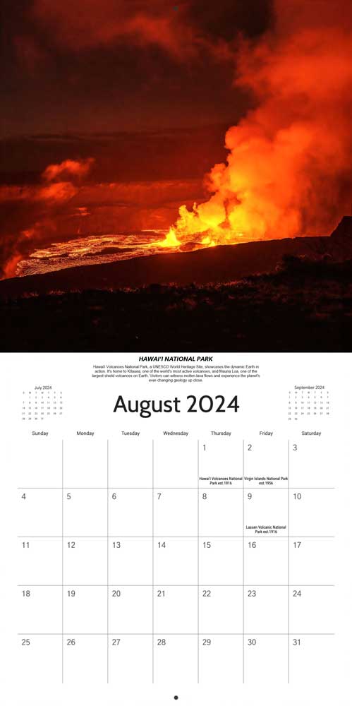 2024 National Park Calendar