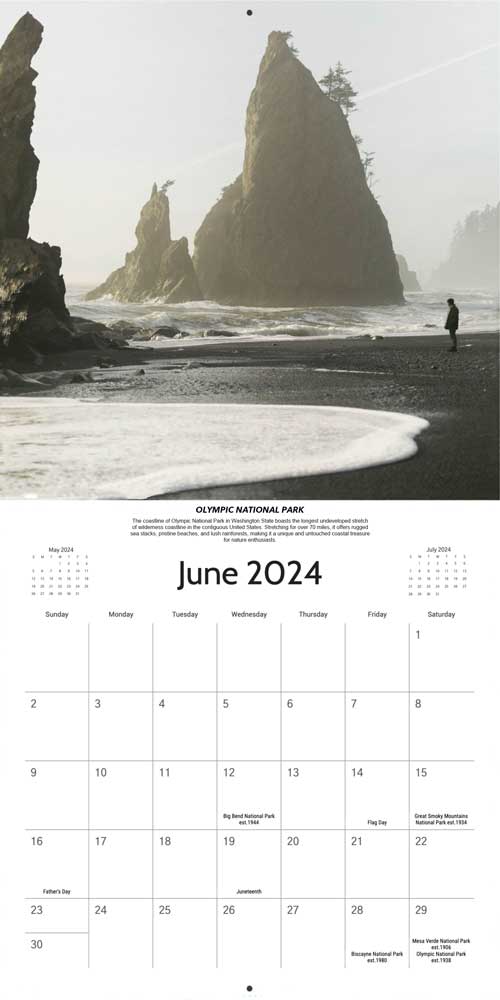 2024 National Park Calendar