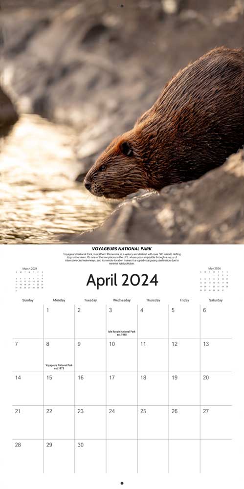 2024 National Park Calendar